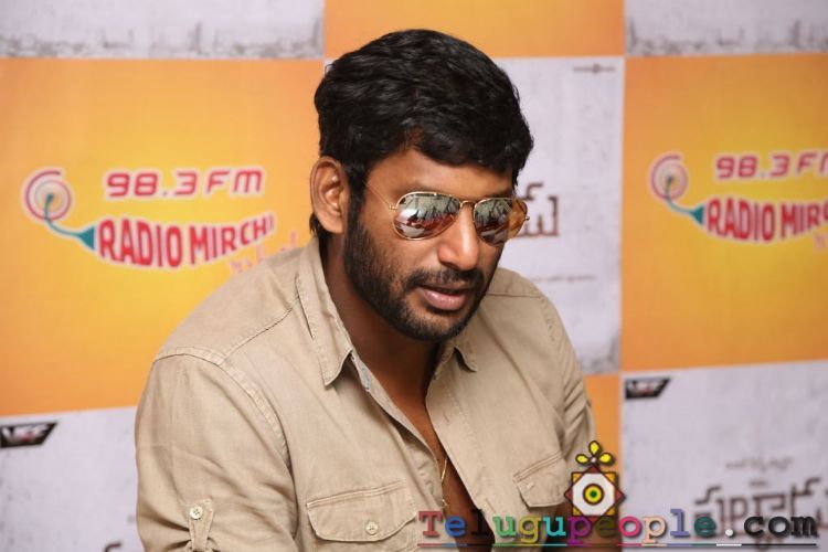 Vishal Promotes Palnadu Movie at Radio Mirchi: at TeluguPeople.com Photo  Gallery