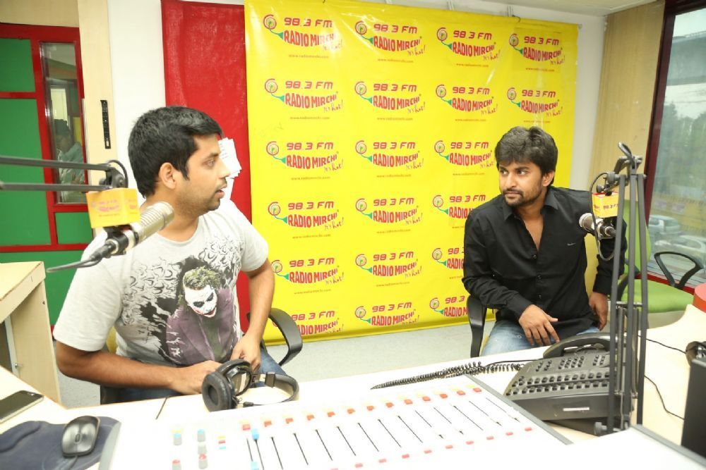Nani at Radio Mirchi station: at TeluguPeople.com Photo Gallery