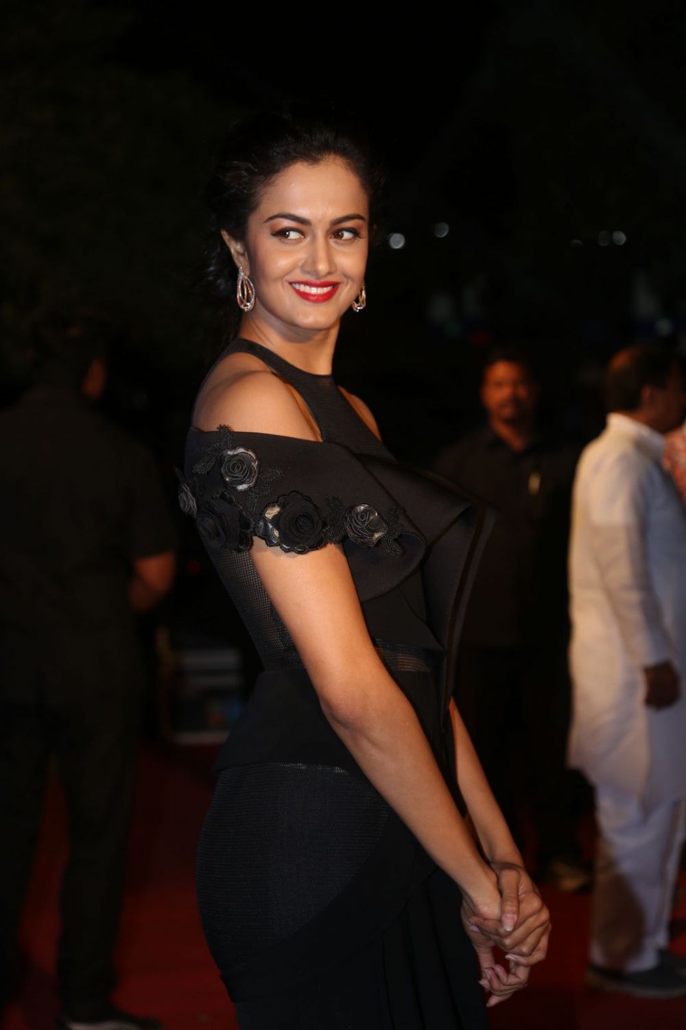 TeluguPeople.com - Subhra Ayyappa hot in Black: Kannnada girl Subhra Ayyappa  made her Tollywood debut with Prathinidhi opposite Nara Rohit.